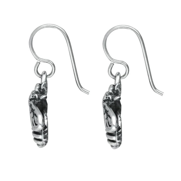 Sterling Silver Bee Hook Drop Earrings E2451