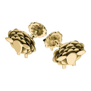 9ct Yellow Gold Sheep Chain Link Cufflinks, CL550.