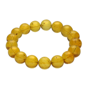 Amber Beaded Elasticated Bracelet BUNQ0000919