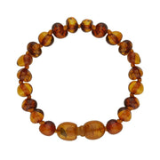 Baltic Amber Small Beaded Baby Teething Bracelet. B1116