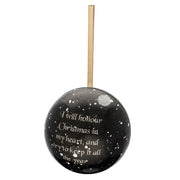 Christmas Wishes Dickensian Scene Gift Presentation Bauble, BBL5