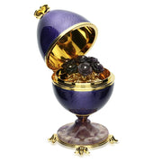 Faberge 18ct Yellow Gold Vermeil Blue John Diamond Objet Limited Edition