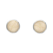Sterling Silver Coquina 4mm Classic Small Round Stud Earrings, E001
