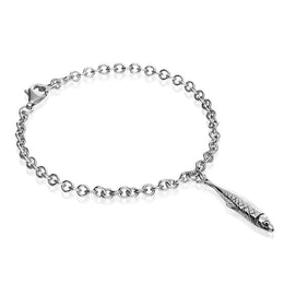 Sterling Silver Emma Stothard Silver Darling Charm Bracelet, B1203.