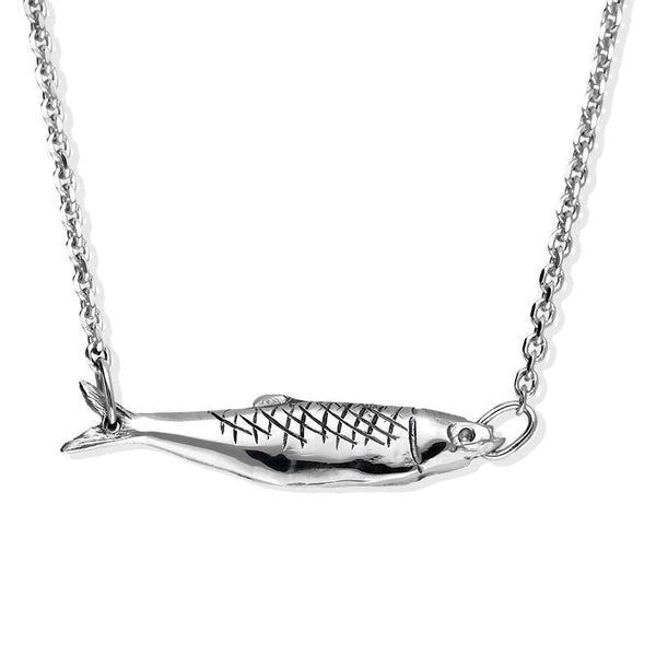 Sterling Silver Emma Stothard Silver Darling Small Chain Necklace, N1135.