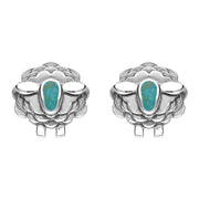 Sterling Silver Turquoise John Sheep Two Piece Set, S205