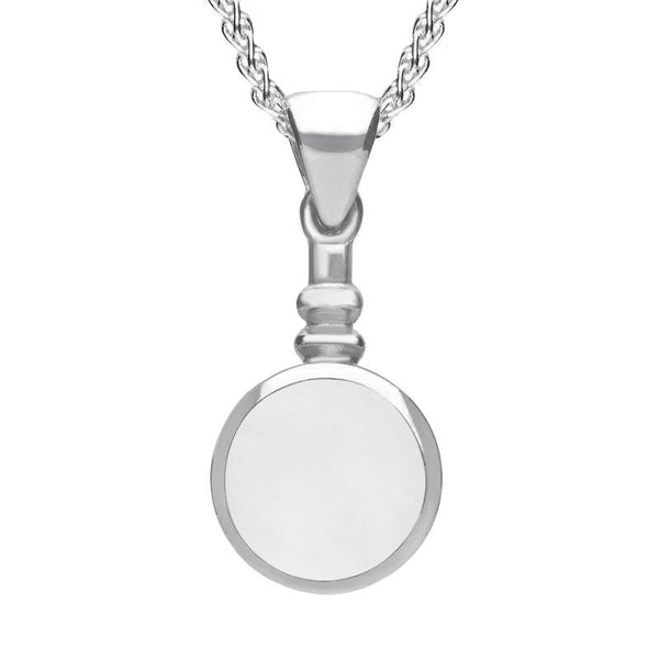 Sterling Silver Bauxite Bottle Top Necklace P010