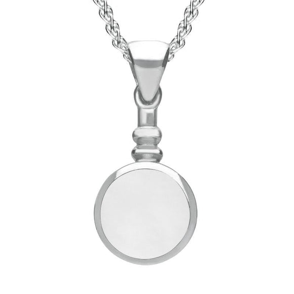 Sterling Silver Bauxite Bottle Top Necklace P010