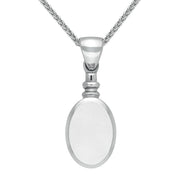 Sterling Silver Bauxite Bottletop Necklace P008