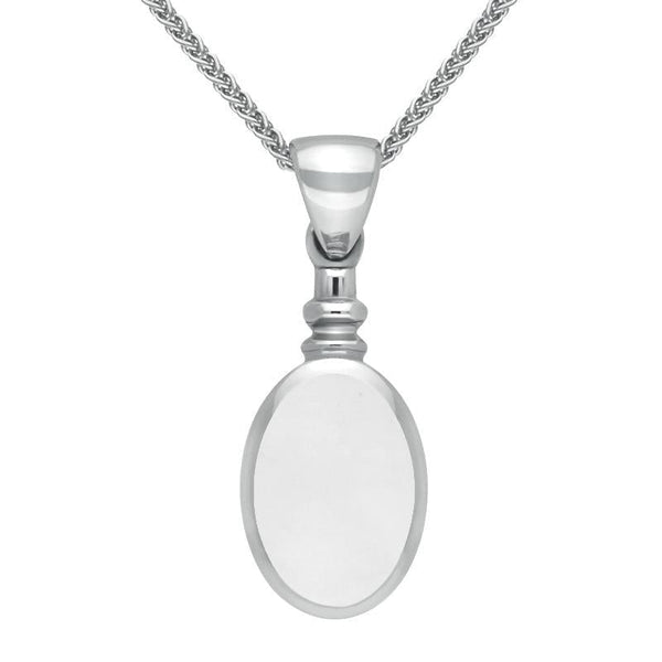 Sterling Silver Bauxite Bottletop Necklace P008
