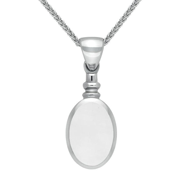Sterling Silver Bauxite Bottletop Necklace P008