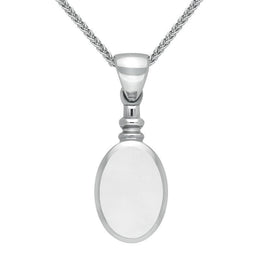 Sterling Silver Bauxite Bottletop Necklace P008