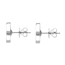 Sterling Silver Lapis Lazuli Flore Filigree Stud Earrings E1782