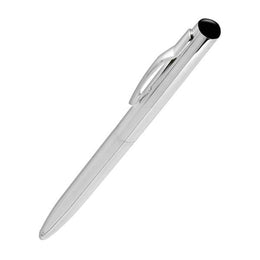 Sterling Silver Whitby Jet Ball Point Pen G900