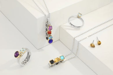 9ct Yellow Gold Sterling Silver Turquoise Stepping Stones 6x8mm Oval Hook Earrings