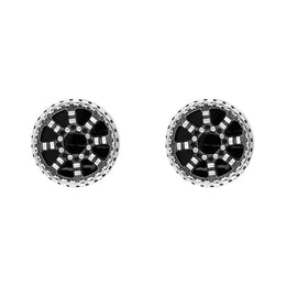 Sterling Silver Portoro Stud Earrings, E1709