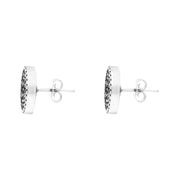 Sterling Silver Portoro Stud Earrings