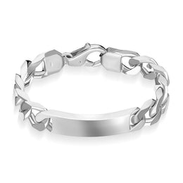 00085522 Sterling Silver Chunky Identity Bracelet, 0011BP206.