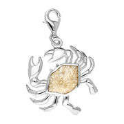 00142089 Sterling Silver Coquina Crab Charm, G797.