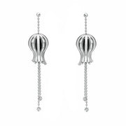 Platinum Whitby Jet 0.48ct Diamond Enlighten Drop Earrings E1508