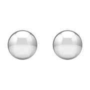 Sterling Silver 8mm Ball Stud Earrings. 610OR 031