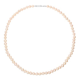 Sterling Silver Pearl Uniform Necklace N689