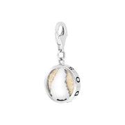 Sterling Silver Coquina Barbados Clip Charm D