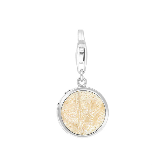 Sterling Silver Coquina Barbados Clip Charm, G763